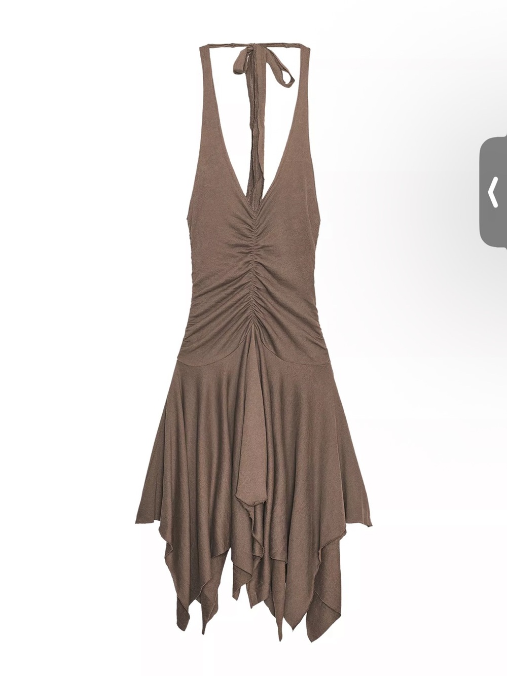 Zara Asymmetric Halter Dress